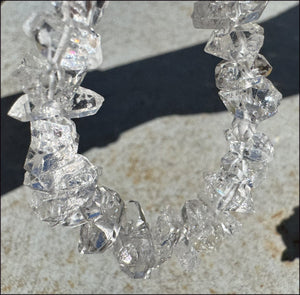 ~Super Sparkly~ Tibetan Diamond Quartz Crystal Necklace - HIGHLY Energetic!