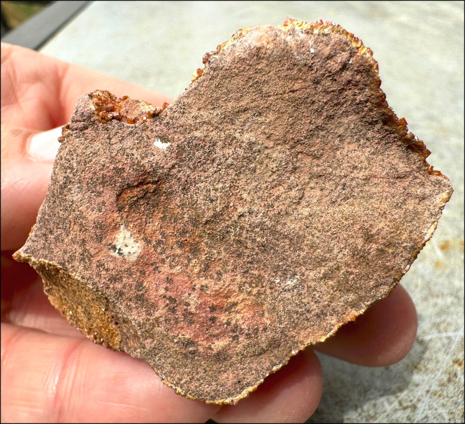 Moroccan VANADINITE Specimen with Cool Dendrites - Root Chakra, Harmony