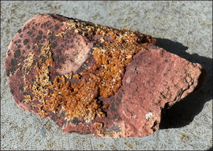 Moroccan VANADINITE Specimen with Cool Dendrites - Root Chakra, Harmony