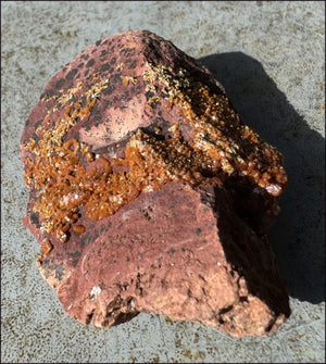 Moroccan VANADINITE Specimen with Cool Dendrites - Root Chakra, Harmony