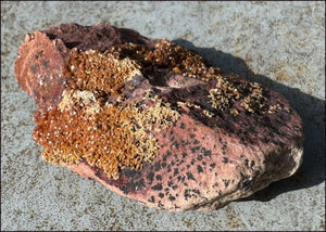 Moroccan VANADINITE Specimen with Cool Dendrites - Root Chakra, Harmony