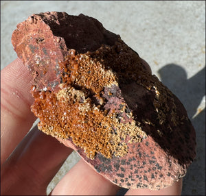 Moroccan VANADINITE Specimen with Cool Dendrites - Root Chakra, Harmony