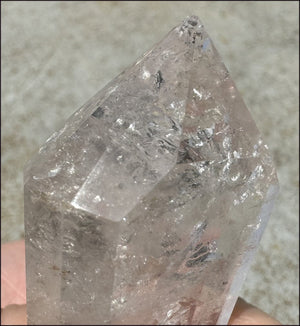 Brazilian QUARTZ Flat Vogel Style Protection Crystal - with Synergy 16+ years