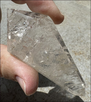 Brazilian QUARTZ Flat Vogel Style Protection Crystal - with Synergy 16+ years