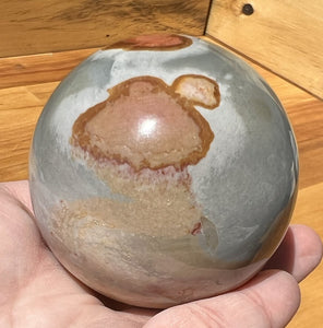 Madagascar POLYCHROME JASPER Ball / Sphere - A happy energy!