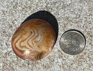 ~Fabulous~ Madagascar SILK AGATE Crystal Pocket / Palm Stone