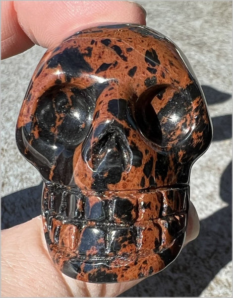 Mahogany Obsidian cheapest Crystal Skull